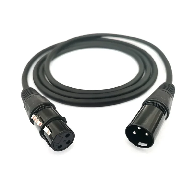 XLR 3pin Cable Male To Male To Female To Female Extension Karaoke Microphone Audio Sound Cannon Cable for Mixer Audio Power
