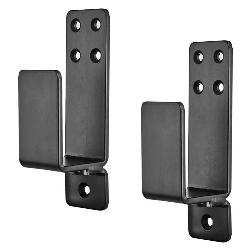 【CLEARANCE】Door Barricade Brackets,2 Pack Drop Open Bar Holder For Home Security, 2X4 Bar Brackets Prevent Unauthorized Entry