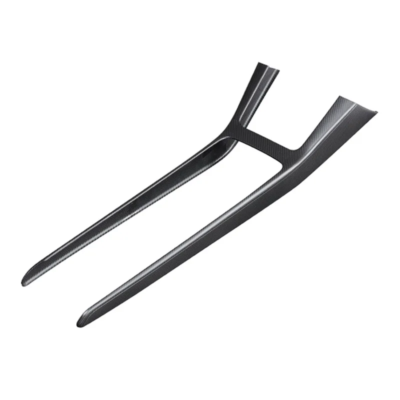 

21-23 Tesla Model 3/Y Рама центральной консоли из настоящего углеродного волокна Цельное седло Модификация сухого углерода