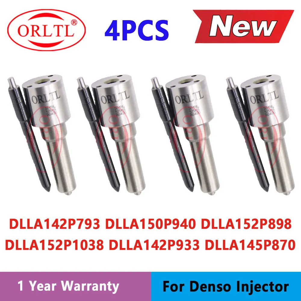 New DLLA142P793 DLLA150P940 DLLA145P870 Injector Nozzle DLLA152P898 DLLA152P1038 DLLA142P933 Diesel Sprayer ORLTL 4 PCS