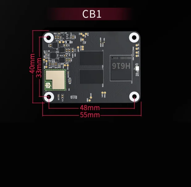 For CB1 Core Board 55x40mm Control Board for 3D Printer Module with Compact Dimensions and Dedicated Wireless Section