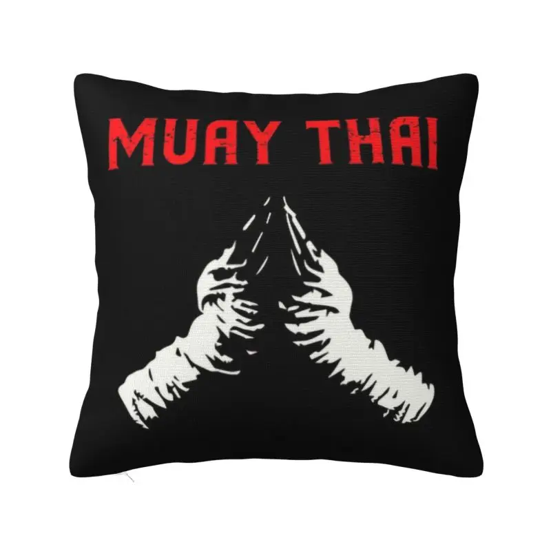 Best Muay Thai Fighter Nordic Pillow Cover Decoration Combat Sports Boxing Gym Workout Fitness Car Cushion