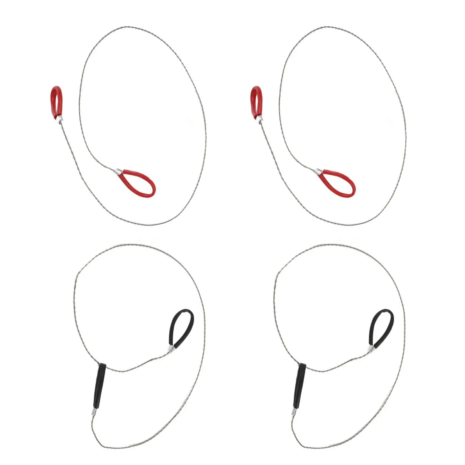 

Легкий набор пил для выживания, кабельная пила из нержавеющей стали 80 см, включает четырехпроволочные пилы, защитный дизайн для безопасности