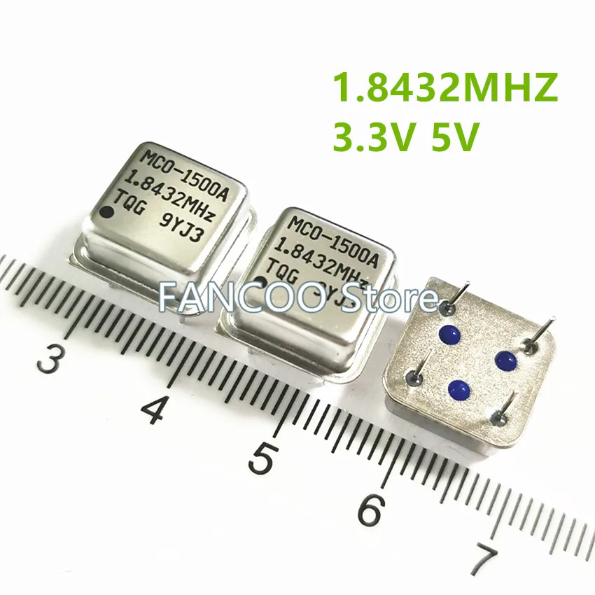 

5PCS 1.8432M 1.8432M Half size 3.3v 5v CRYSTAL CLOCK OSCILLATOR OSC DIP-4 1.024MHZ 1.025MHZ 1.2294MHZ 1.000MHZ 2.000MHZ 1M 2M 3