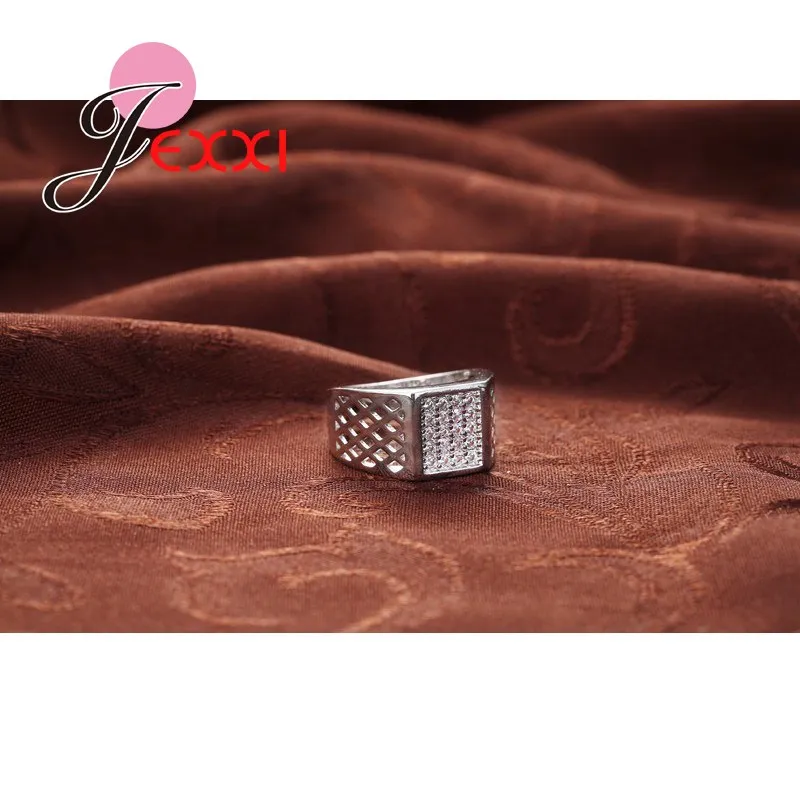 Anillos de dedo modernos de Plata de Ley 925 a la moda para mujer, joyería de circón con diamantes de imitación, anillo de compromiso de boda con piedra AAAA