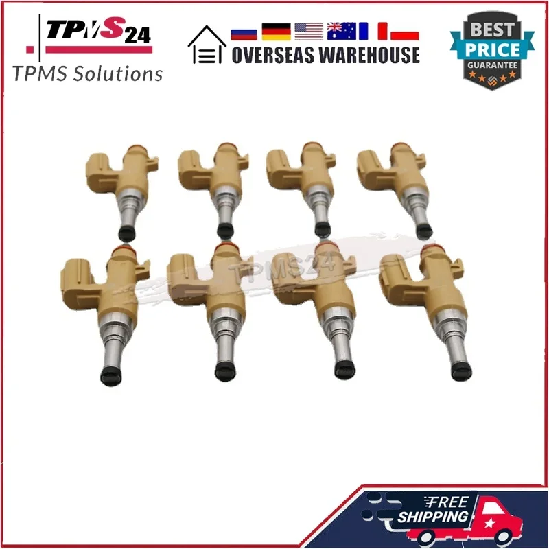 23250-0S020 For LEXUS GX460 LEXUS LX570 TOYOTA LAND CRUISER TOYOTA SEQUOIA TOYOTA TUNDRA 8PCS Fuel Injectors