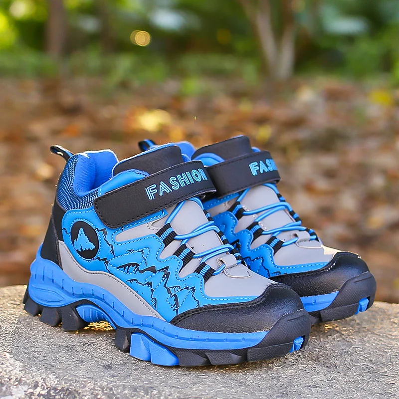 جديد كلاسيكي حذاء الثلوج الصبي ارتداء مقاومة الرياضة في الهواء الطلق حذاء للسير مسافات طويلة تسلق أحذية المضادة للانزلاق مخلب الأحذية الأطفال أحذية رياضية #3