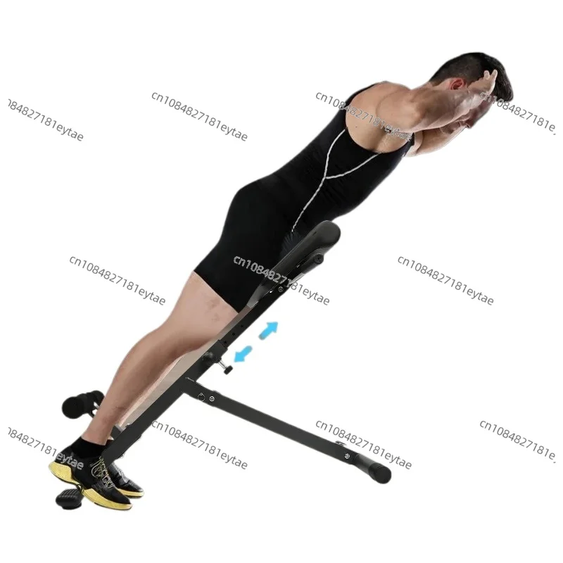 

Hyperextension Bench, Adjustable Roman Chair for Home Workout, Back Extension Machine Up to 330 lbs Weight Capacity