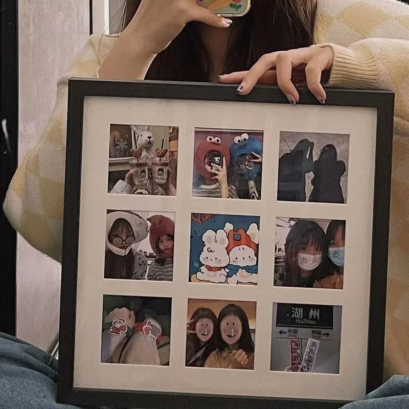 

Создайте свой собственный уникальный коллаж с помощью нашей фоторамки с девятью сетками своими руками для украшения стен и фотодисплея