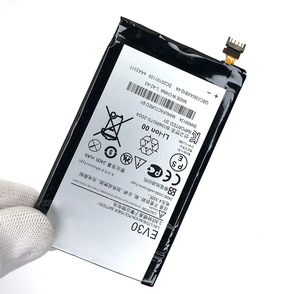 Oryginalna oryginalna bateria EV30 2200mah do Motorola Moto Verizon Droid RAZR HD XT926 XT925 XT890 SNN5915A baterie do telefonów komórkowych