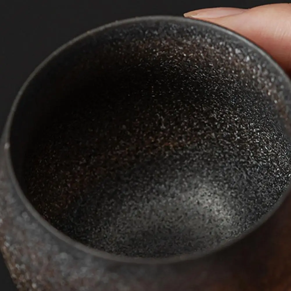 Handmade Tea Cup Zen inspired Tea Cup Handmade Stone Pottery Tea Cup Japanese Mug Unique Textured Coffee Dessert