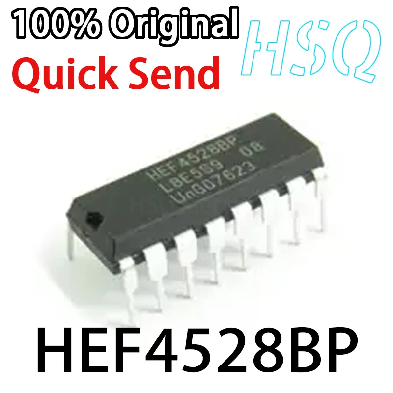 

5PCS New Original HEF4528BP CD4528 DIP-16 Logic - Multi Frequency Oscillator IC Direct Insertion