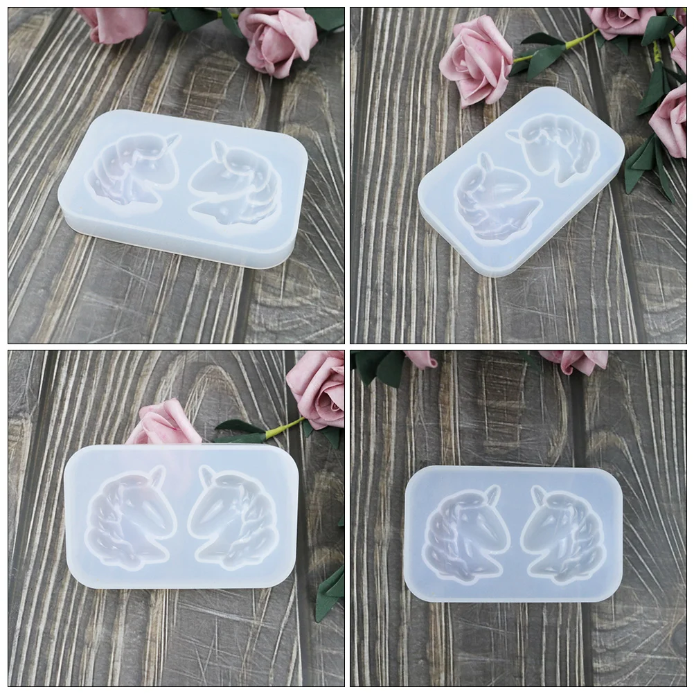 

2 Pcs Shape Silicone Mold for DIY Jewelry Ornament Creative Crystal Epoxy Handmade Non Stick Creative Crystal Epoxy Mold
