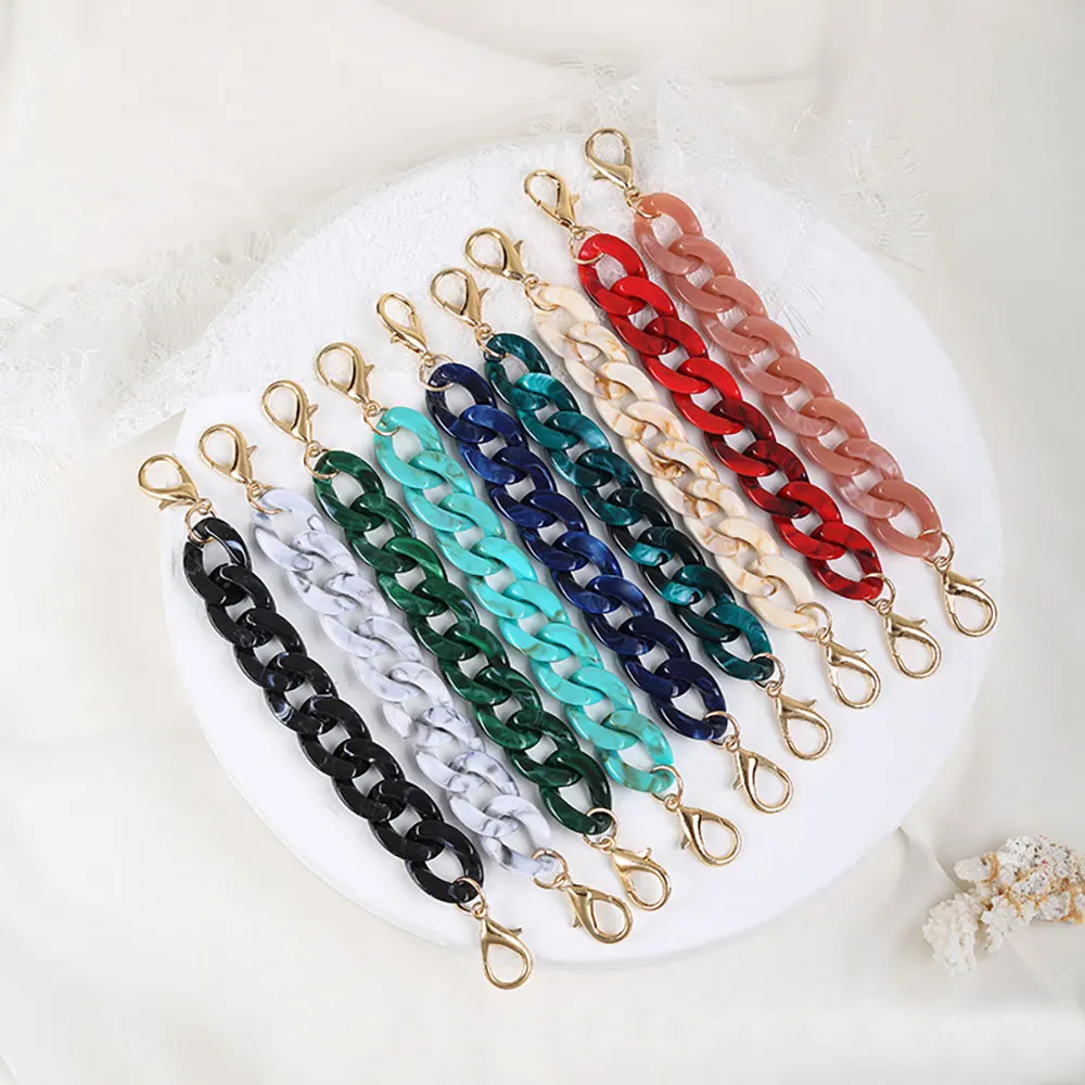 

1 шт., 30 см, полимерный ремень для сумки, сменная цепочка для сумки, удлинители ремня для сумки на плечо, цепочки для сумки «сделай сам», аксессуары для изготовления сумок