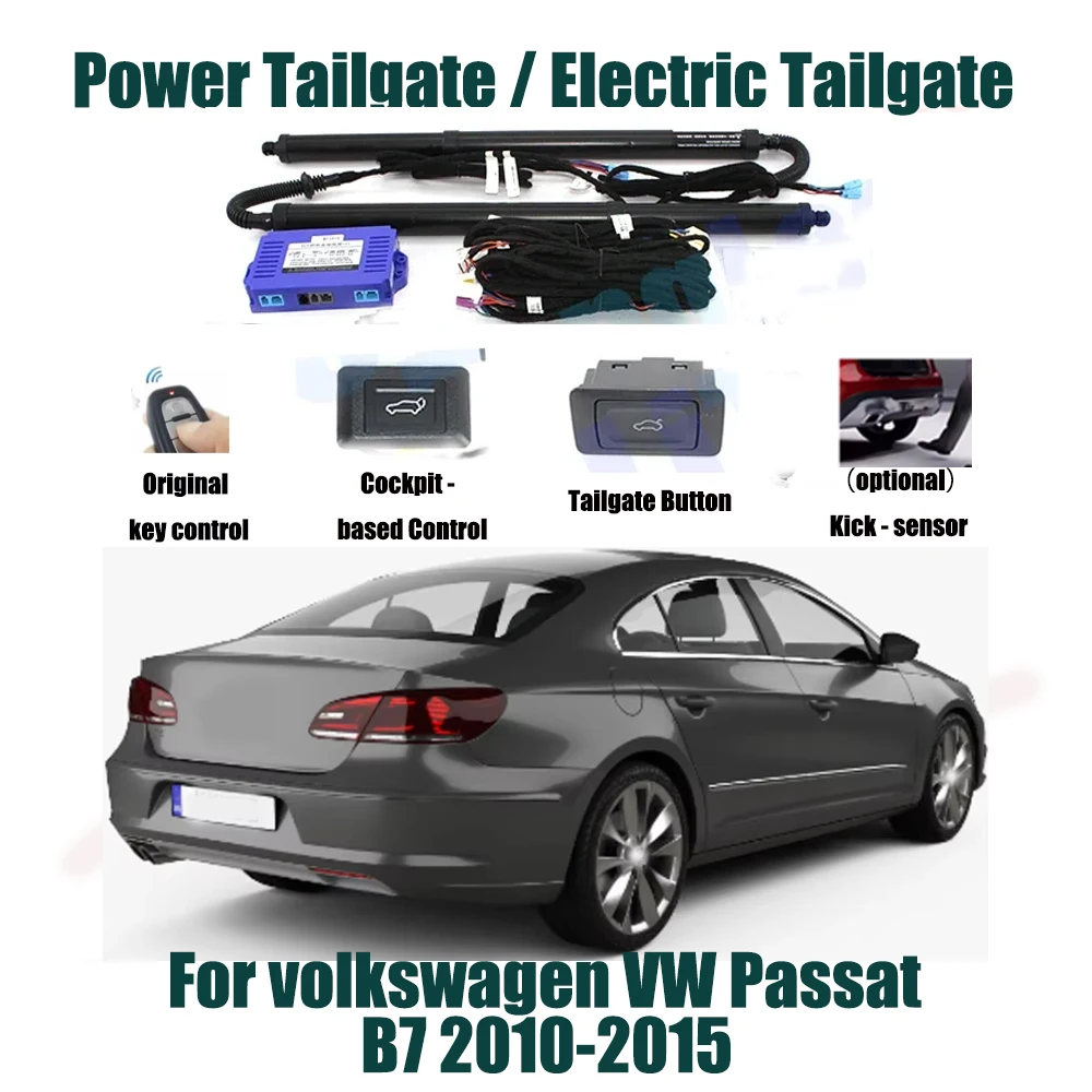 For volkswagen VW Passat B7 2010-2015 Car Automatic Lifting kit Opening Trunk Intelligent Electric Lift Tailgate