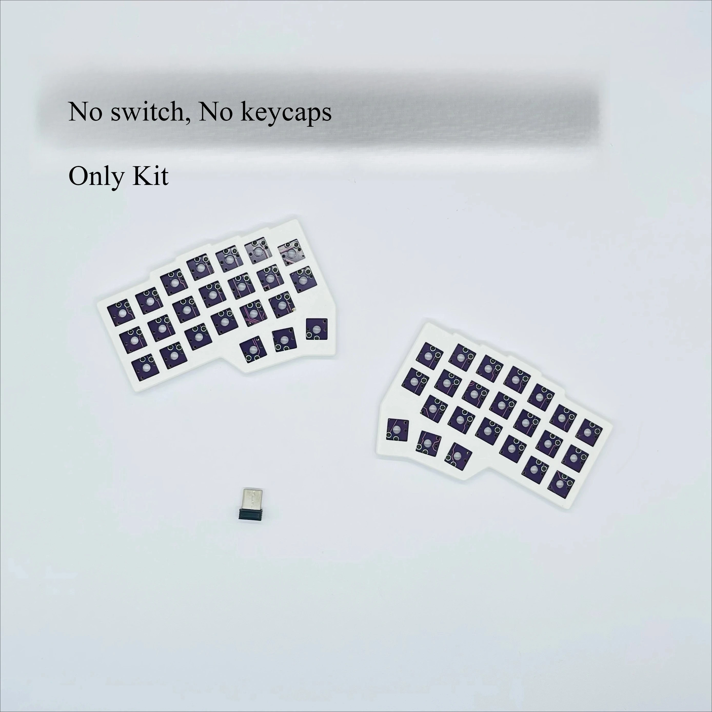 W-CORNE V4.1 kailh low profile choc switch socket hotswap split keyboard kit only 2.4g wireless VIAL remap