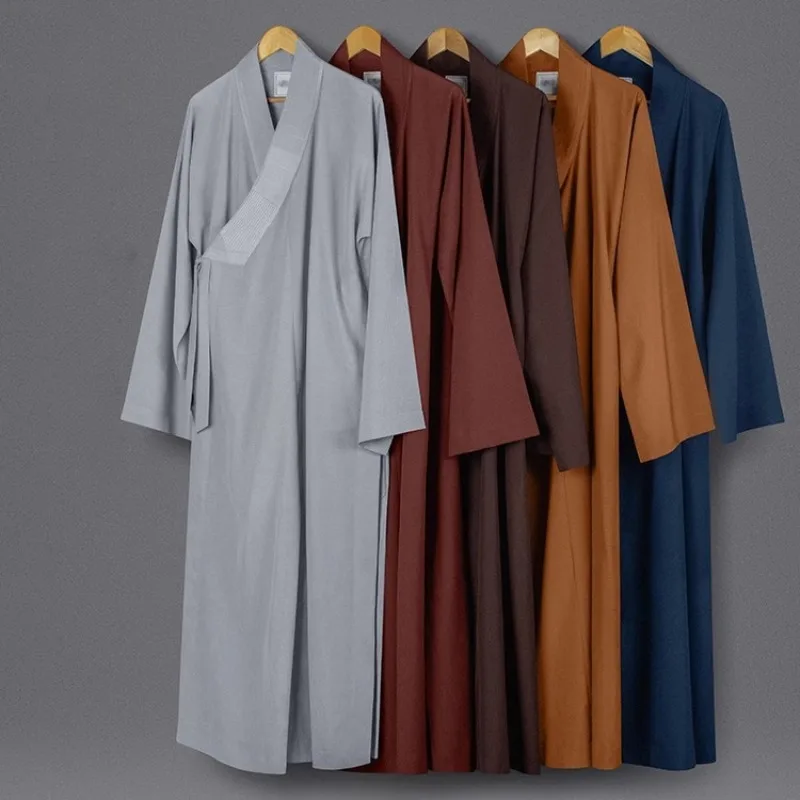 

Новый летний костюм для буддийских монахов 2026 года: дышащая тонкая одежда для кунг-фу, халат из вискозы и льна, костюм для монахинь