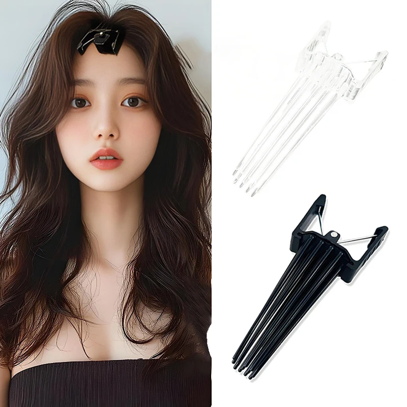 Fluffy Hairpin Curling Bangs คลิป Heatless Hair Care Roots Curling รูปร่างคงที่จัดแต่งทรงผมคลิปผมปุยคลิปสําหรับผู้หญิงผู้ชาย
