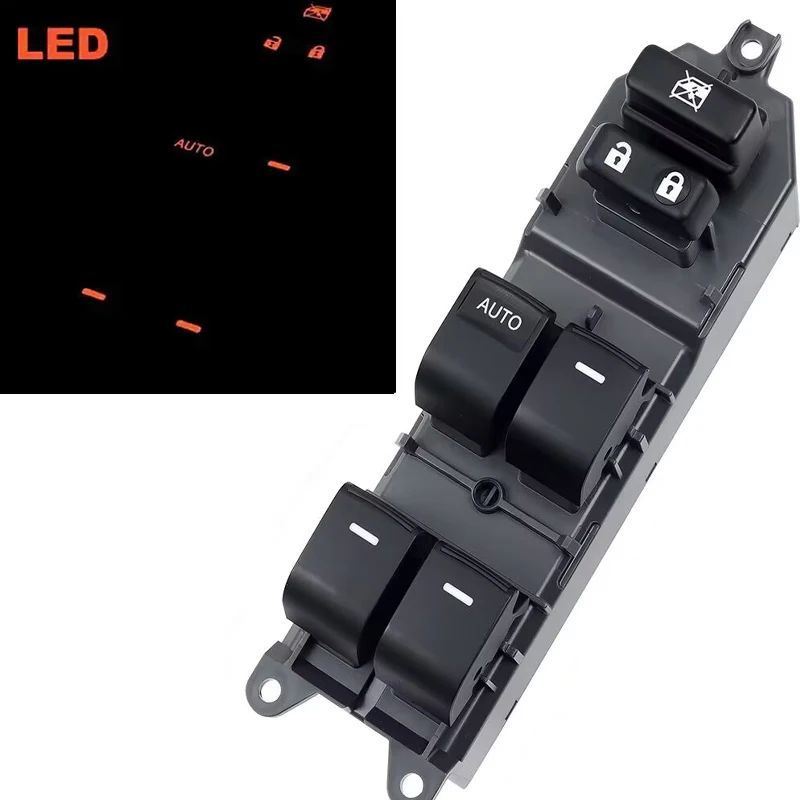 

Orange Light LED Front Left Power Electric Window Switch for 06-15 Toyota Corolla Camry RAV4 84820-33240 8482033240