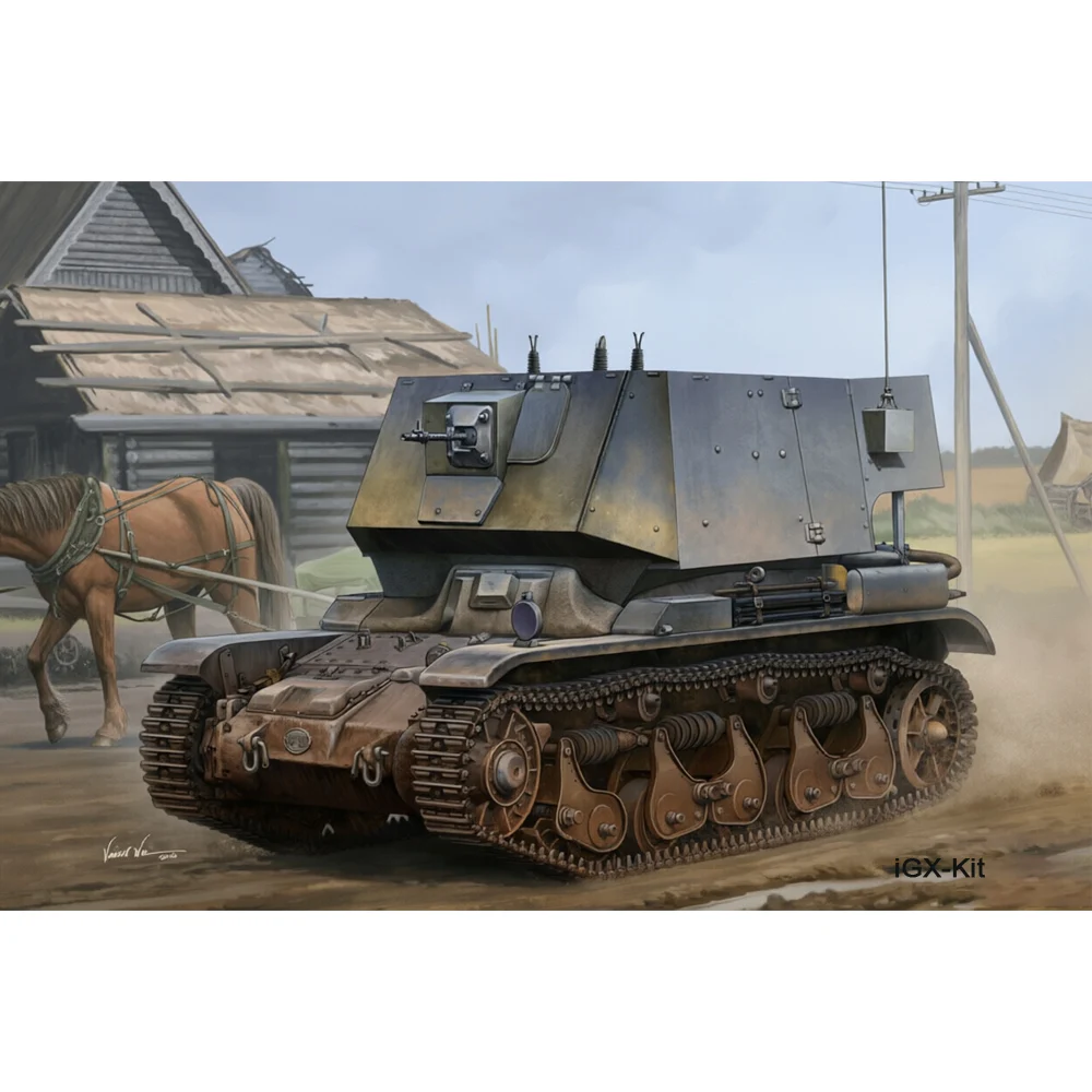 

Hobbyboss 83809 1/35 Scale Befehlsfahrzeug auf Fgst Pz Kpfw 35R 731 f Hobby Craft Toy Plastic Model Building Kit