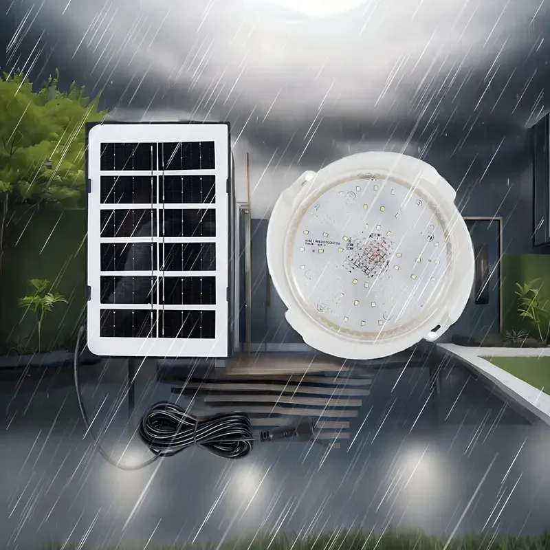 

Solar Ceiling Lighting 60W-500W, Remote, Indoor Outdoor Use, Auto Charge By Day, Light At Night, Durable