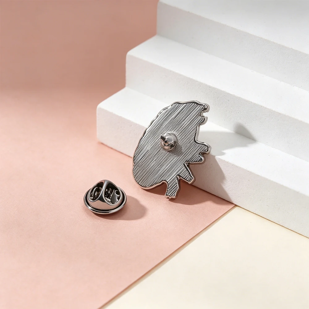 Harong Small Water Bear Brooch Cute Animal Enamel Pin Hat Backpack Collection Badge for Zoologist Biologist Gift