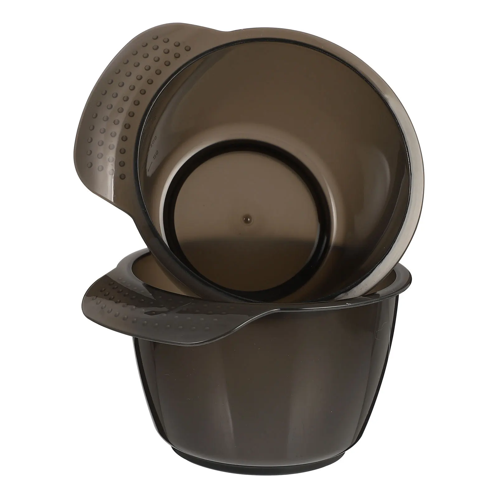 2pcs Hair Color Plastic Bowl With Handle Durable Compact Tint Mixing Bowl For Salon Home Use Easy Clean Color Dye Tool - Image 2