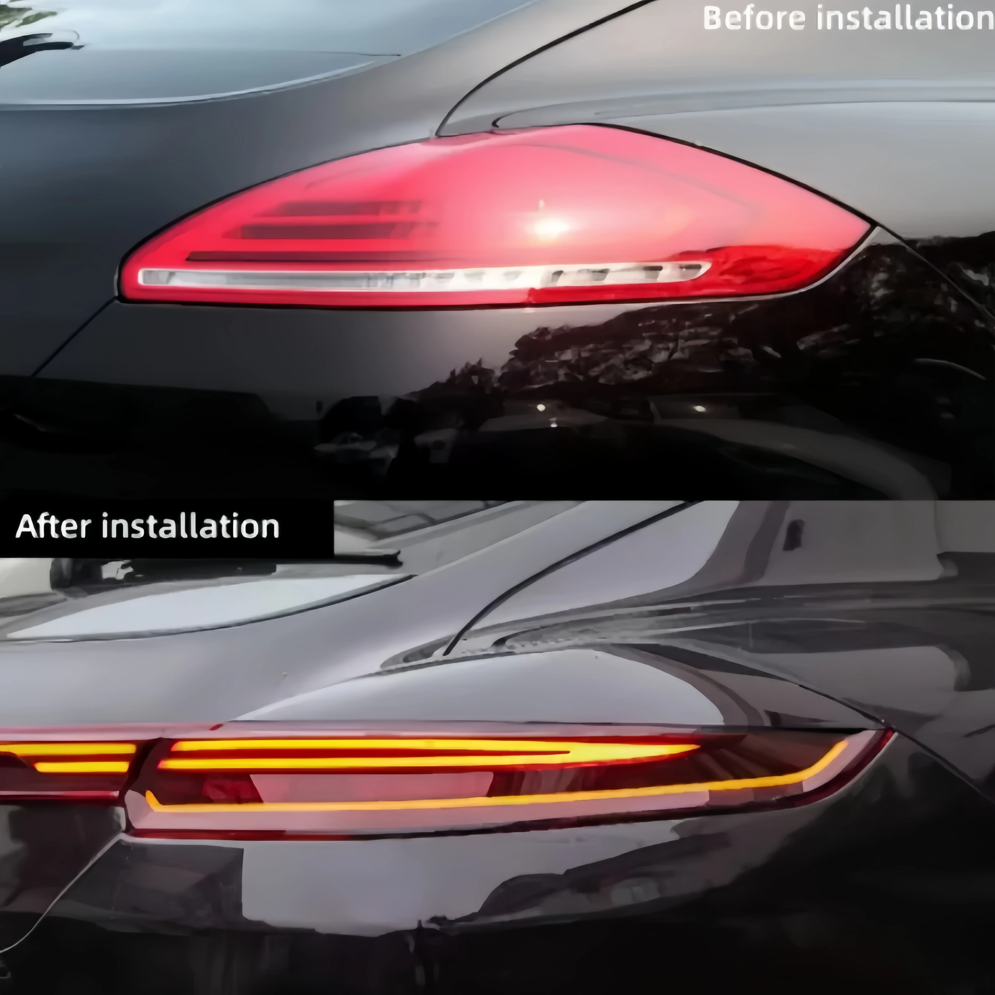 Feux Arrière LED pour Porsche Panamera, Nouveau Style, Mise à Niveau 2014, 2016, 970, 971