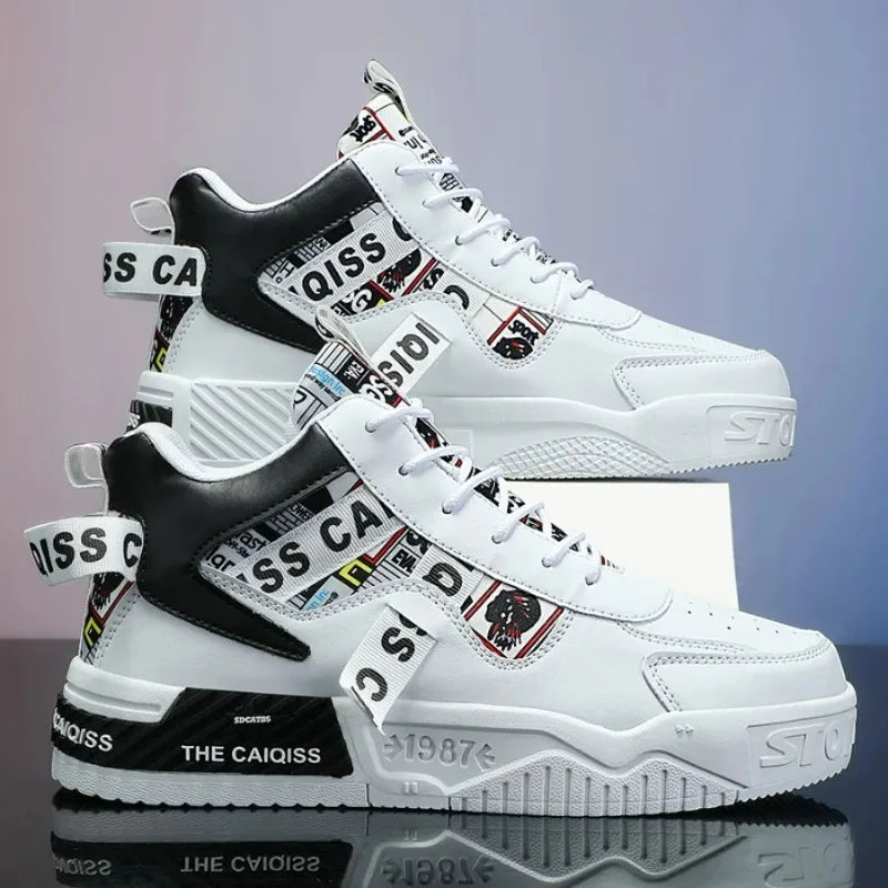 

Casual Fashion Leather Sneakers New Skateboard Mens Shoes Outdoor Running Sports Shoes