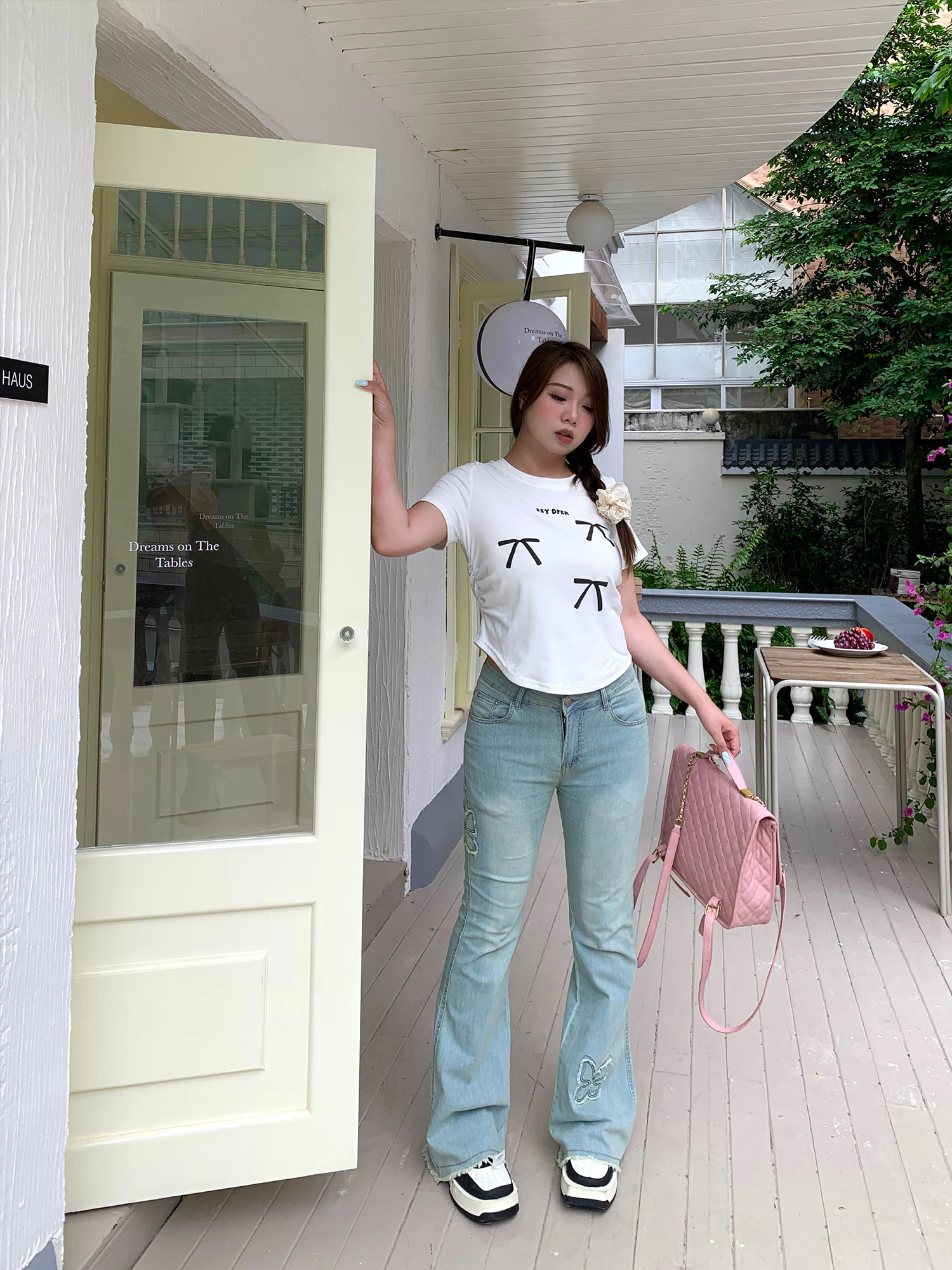 

High Waist Flared Jeans Women Summer 2024 plus Size Fleece Drag Pants Slimming Effect Long Leggings Denim Skinnies