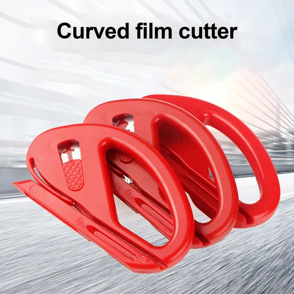 1/2Pcs DIY Paper Trimmer Cutter Tool Film Cutter Hidden Blade Wrapping Paper Trimmer Easy Sliding Packaging Paper Roll Cutter