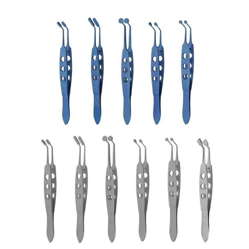 

Ophthalmic Forceps Clamp Metal Palpebral Gland Massage Meibomian Flap Eyelid Forceps Stainless Titanium Ophthalmic Instrument