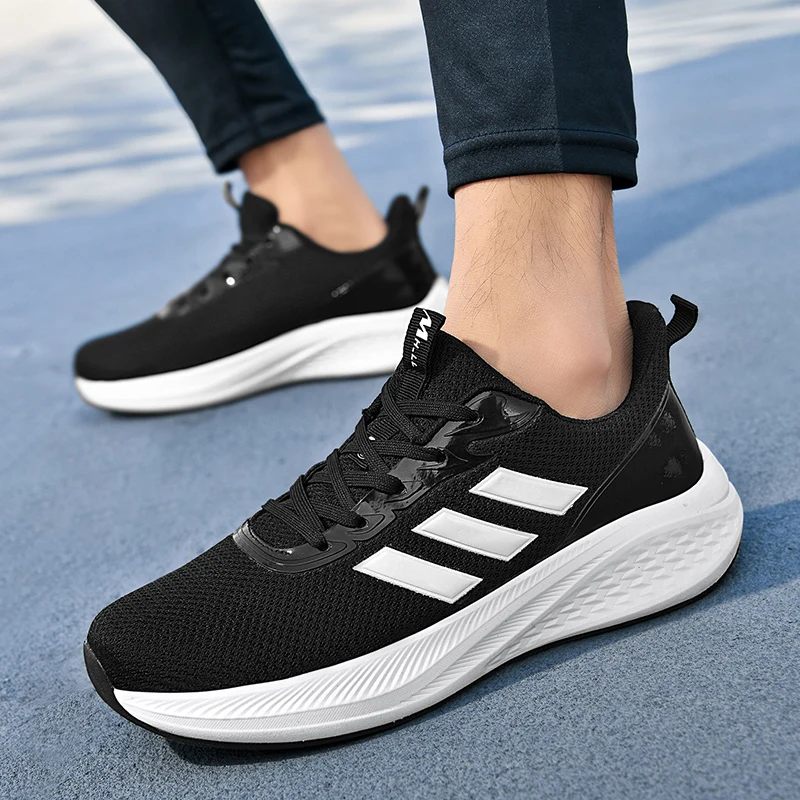 

2025Spring Summer New Comfortable Big Kids Student Sports Shoes Mesh Breathable Casual Running Shoes Couple Style Sports Shoes