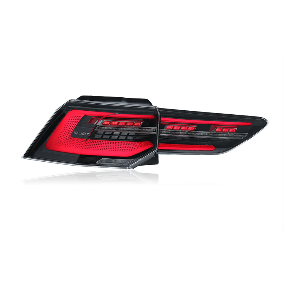 Suitable for the 21-24 model year Volkswagen Golf 8 rear light assembly modification - black and white high-end LED light