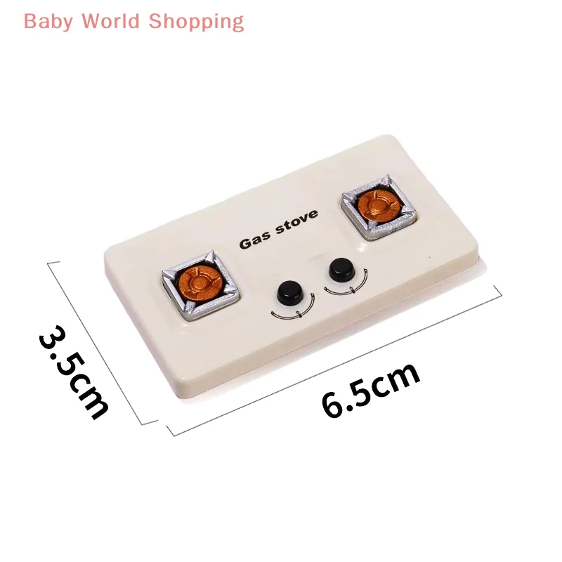 1:12 Accessori per console da cucina per casa delle bambole in miniatura fai-da-te Forno a gas modello Mobili per bambole Gioca a mini giocattolo da cucina