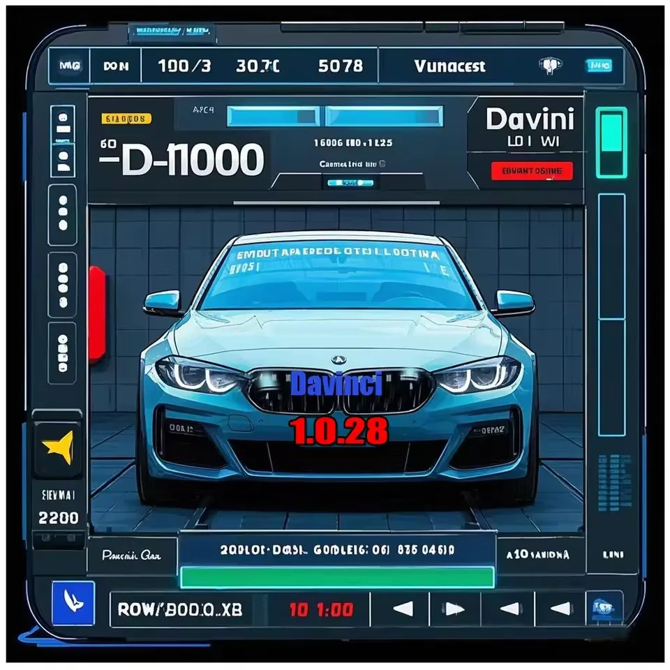 أفضل بيع Davinci + نظام متوافق وقوي + إصدار برنامج إصلاح السيارات 1.0.28 PRO مع دعم لـ KESS/KTAG