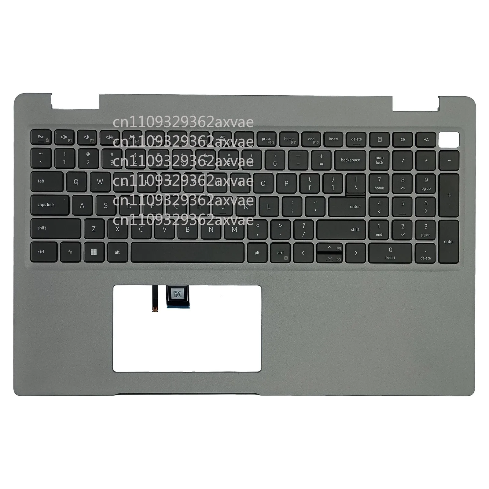 09MDK8 9MDK8 For DELL Latitude 5520 E5520 Palmrest w/backlit keyboard silver