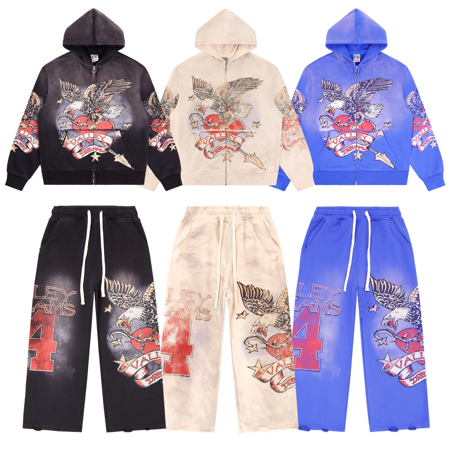 Nueva moda Otoño Graffiti estampado de letras Terry sudaderas con capucha para hombres y mujeres pulóver Hip Hop sudaderas de algodón sueltas