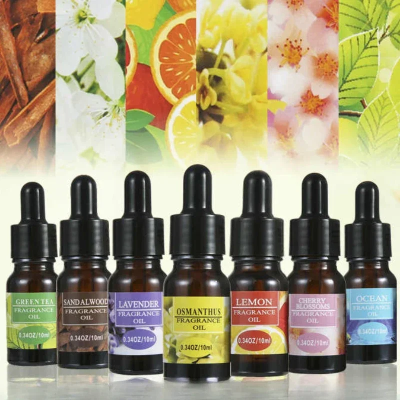 Air Freshener Deodorant Bathroom Air Fresh Essential Oil Purifier Fragrance Car Aromatherapy Diffuser with Dropper 10ml