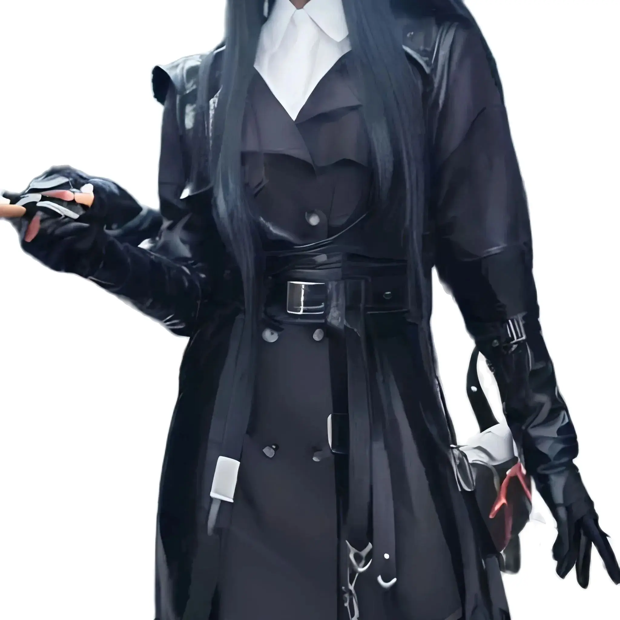 Game Path to Nowhere Cosplay Costume Rahu Cosplay Costume Full set of black royal sister uniform Game Cosplay