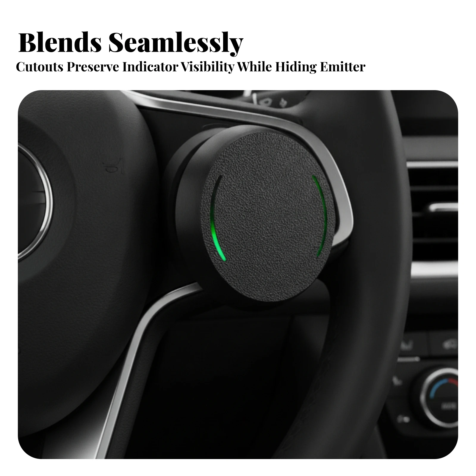 Device Guard Case Discreet Slim Sensor Cover with Textured Front Slip-on Detector Sensor Protector