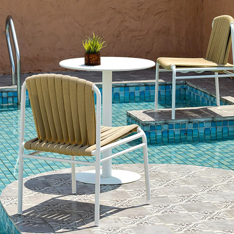 Outdoor sofa sunscreen small apartment single casual  chair