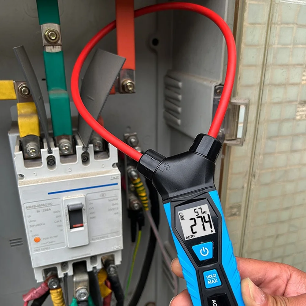 FC01 AC Clamp Meter for Electrical Maintenance: Measures 40Hz-400Hz Frequency Range with 9999 Max Display Value