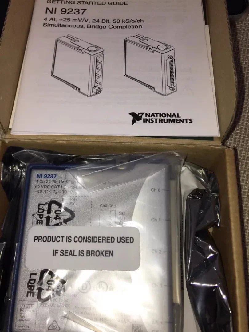1PCNational Instruments NI 9237 cDAQ Strain / Bridge Input Module, RJ50 new in box In Stock #familitrade