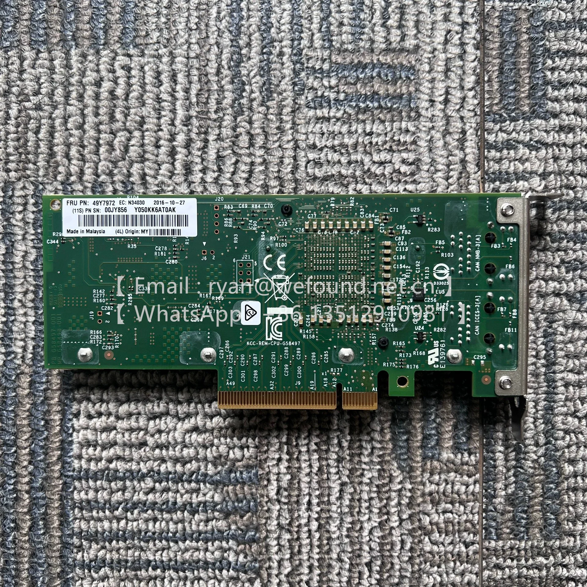 X540-T2 49Y7972 00JY856 03DFV8 717708 716589 716569 716591 إيثرنت 10 جيجابايت 2-PORT 561T محول #2