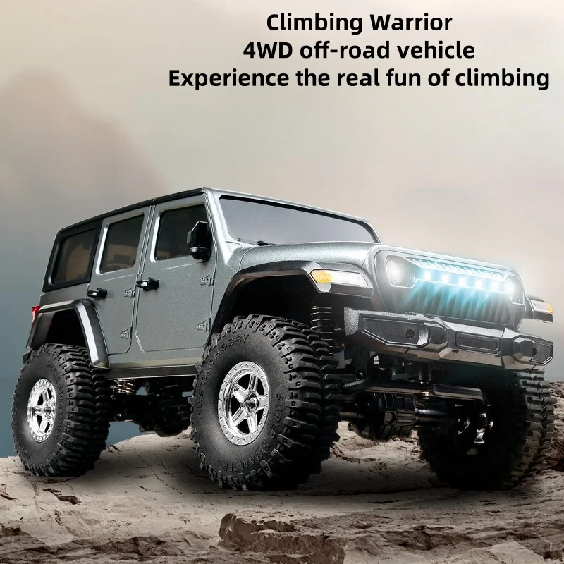 2024 New Electric Remote Control Car Toy Wrangler Model Off-road Jeep Children's Remote Control Four-wheel Drive Toy Car