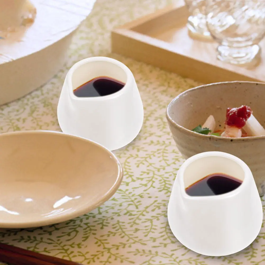 6Pcs Household Ceramic Cream Pitchers Milk Dispensers Multi-Function Sauce Syrup Holders for Home Cafe Milk Pitcher