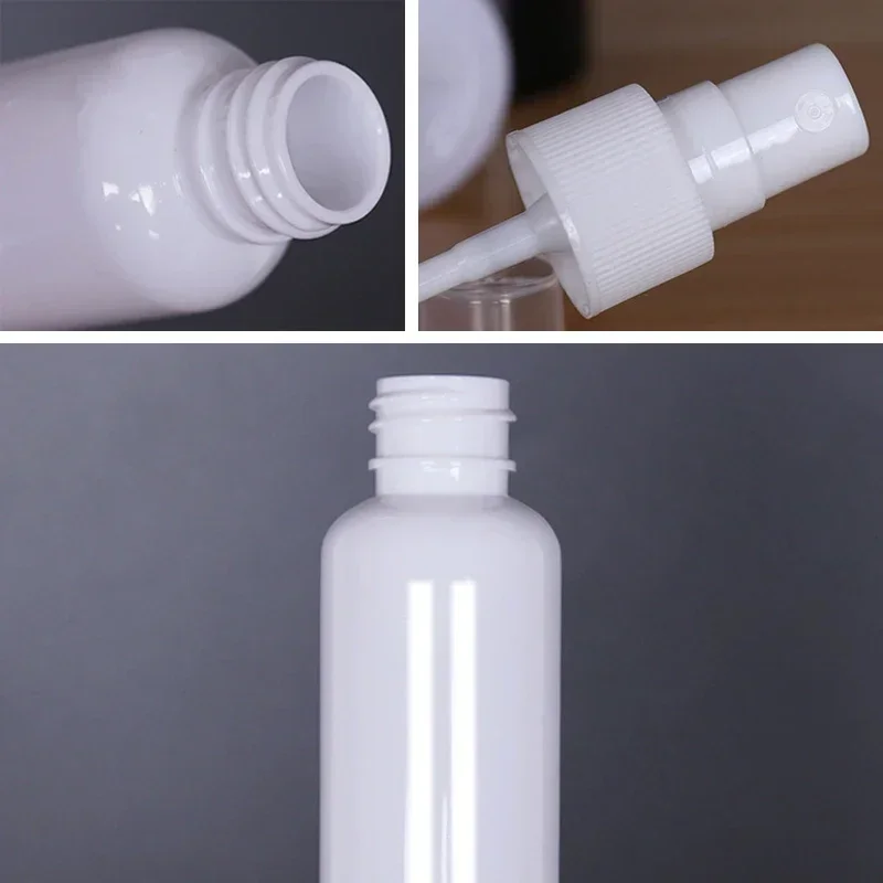 10Pcs Black Spray Bottle 30ml 50ml 60ml 100ml Travel Portable Refillable Empty Water Mist Perfume Bottle Atomizer Skincare Tools