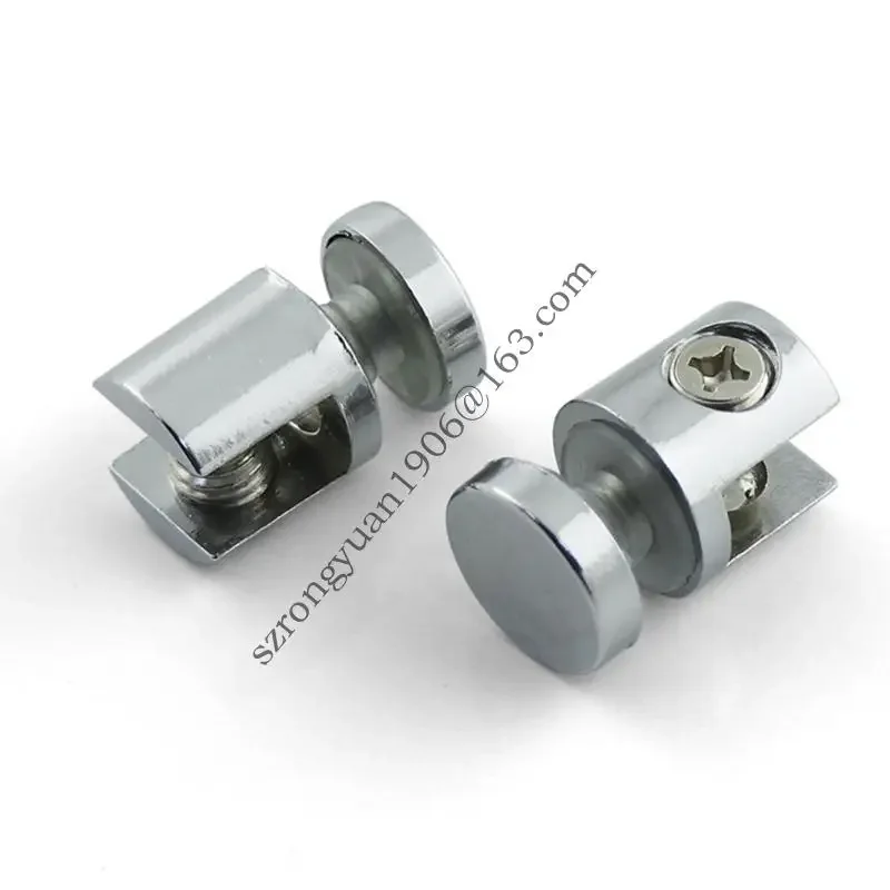 

Furniture Connector Hardware Accessories Glass Clamp Holder Bracket for 10-12mm Thick Glass Shelves Corner Bracket