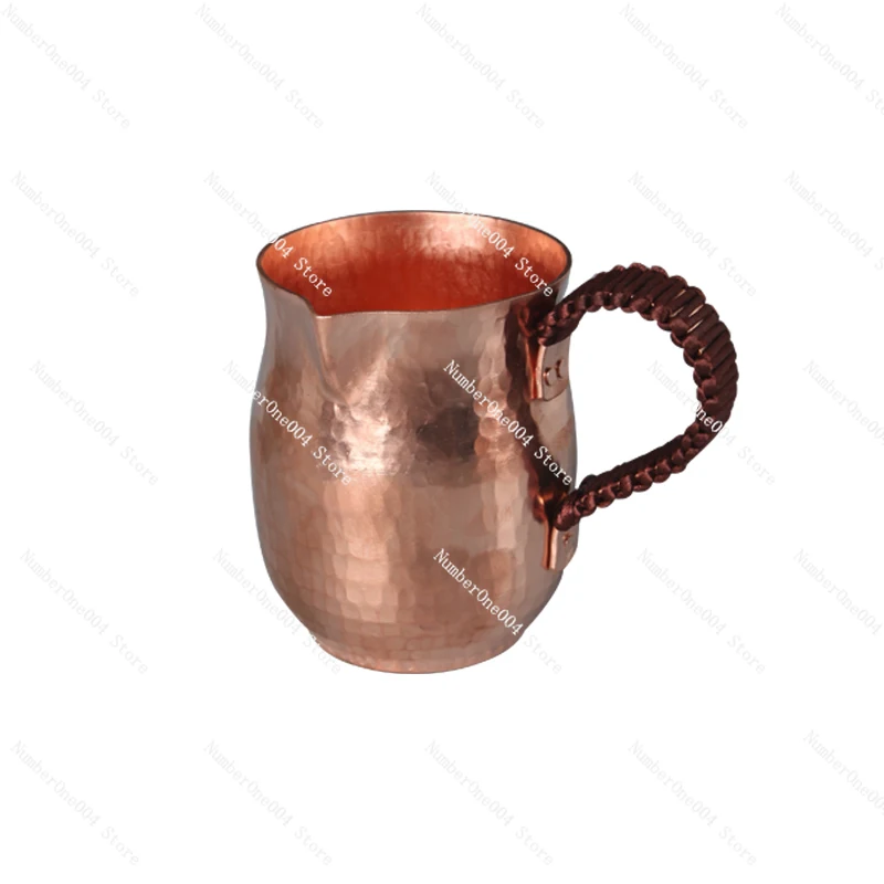 

Copper roasted tea can, open flame heating, tea roaster, hand-beating Chinese fair cup, dry roasting, roasted tea leaves